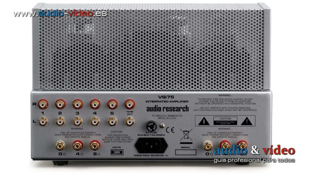 Audio Research VSI 75 conectores