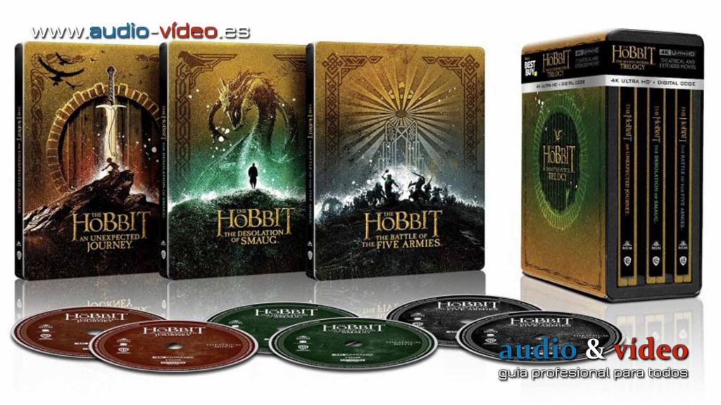 El Hobbit edicion especial 4K UHD BluRay DVD
