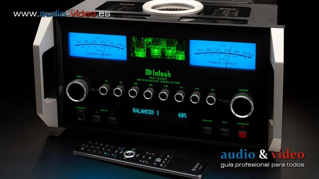 Amplificador Integrado McIntosh MA12000 con mando a distancia