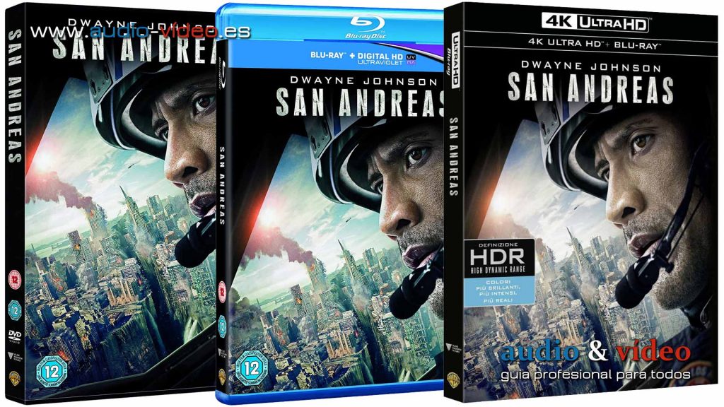 Pelicula San Andres 4K UHD BluRay DVD