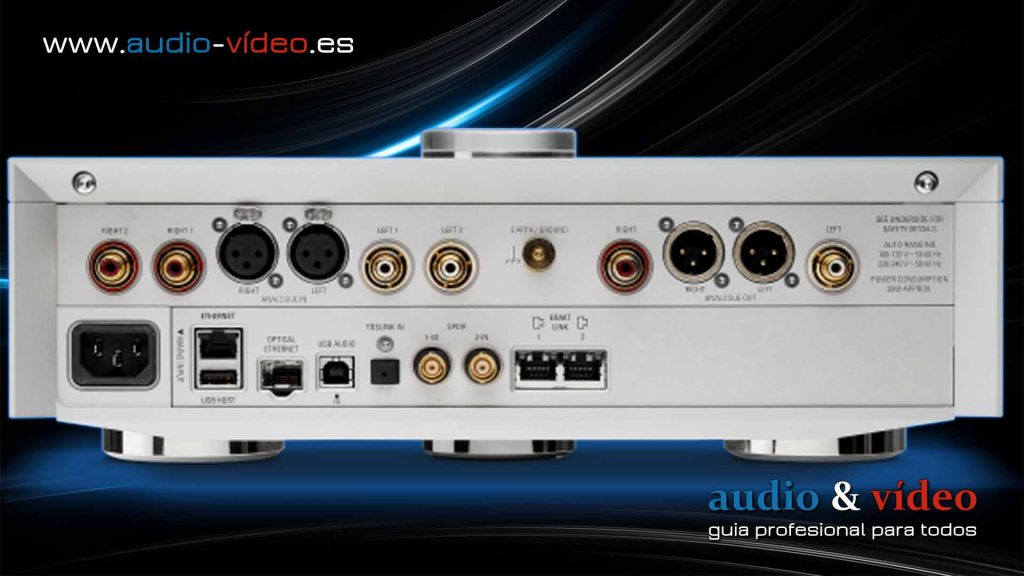 Reproductor multimedia Linn Klimax DSM - conectores