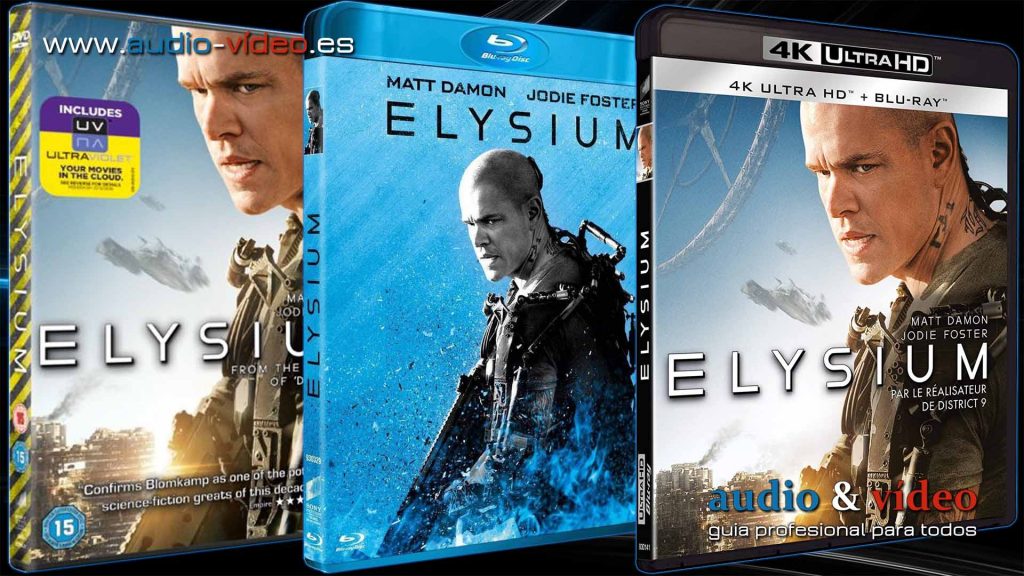 Elysium - pelicula 4K UHD, BluRay, DVD