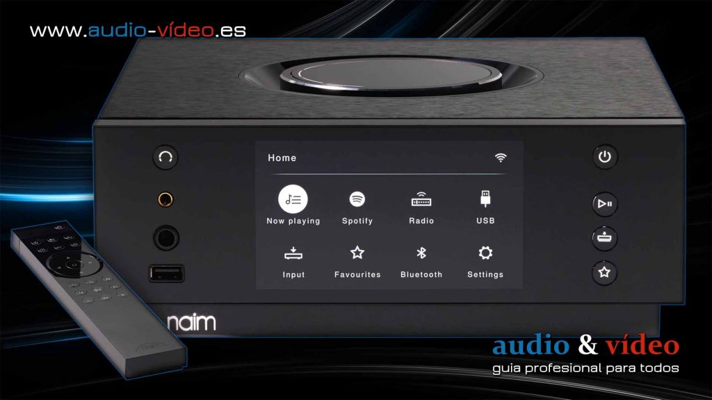 Naim Uniti Atom Headphone Edition - frente y mando 
