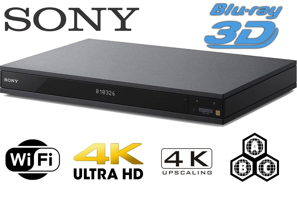  Sony UBP-X700M 4K Ultra HD Home Theater Streaming Blu-ray  Reproductor de DVD con Wi-Fi, mejora 4K, HDR10, audio de alta resolución,  Dolby Digital TrueHD/DTS, Dolby Vision y cable HDMI incluido 