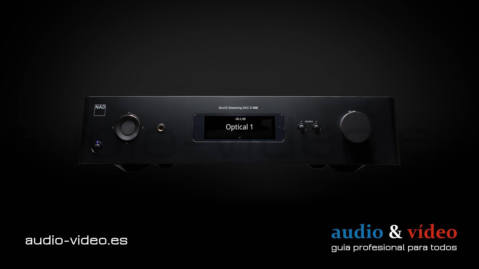 NAD C 658 BLUOS Streaming DAC Preamplifier