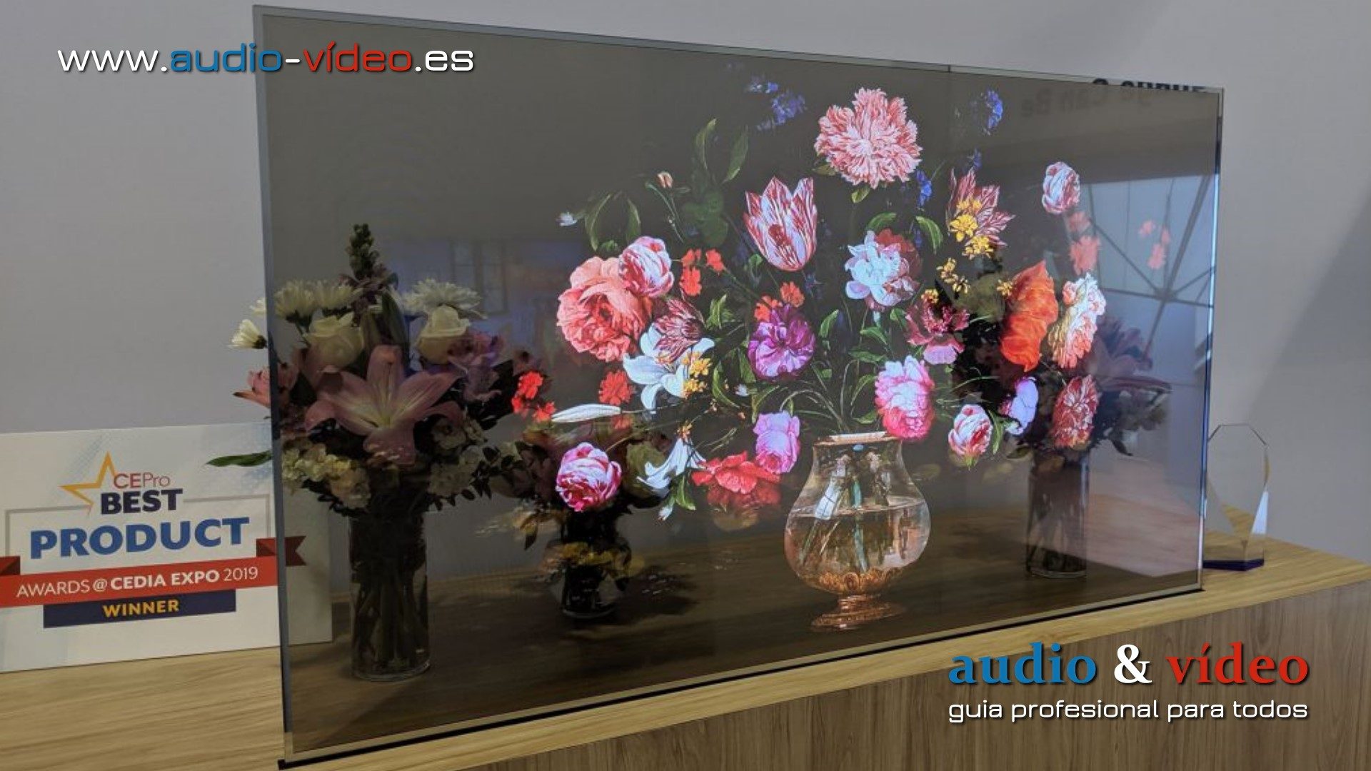 LG Transparent OLED trae el factor sorpresa a CEDIA 2019