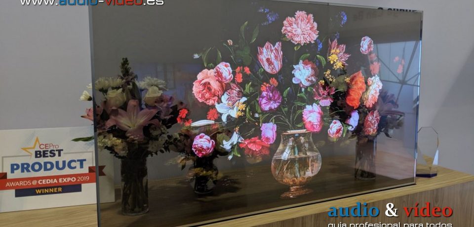 LG Transparent OLED trae el factor sorpresa a CEDIA 2019