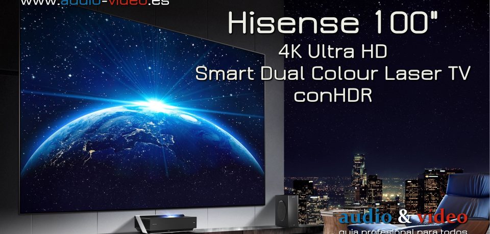 El televisor láser 4K de 100 pulgadas de Hisense ya está en venta