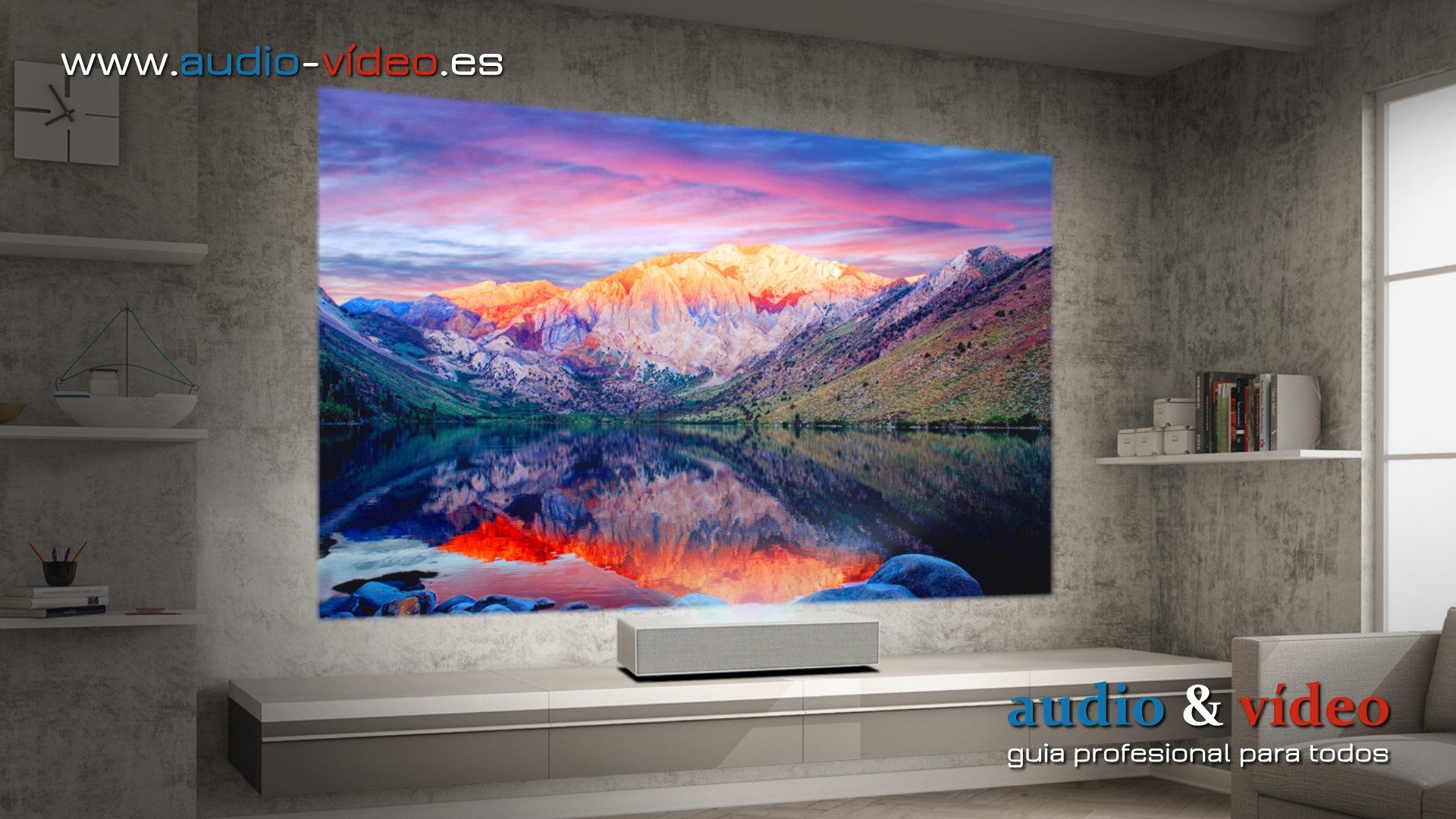 Vea lo bueno que puede ser LG HU85LA 4K UHD Laser Smart Home Theater CineBeam Projector