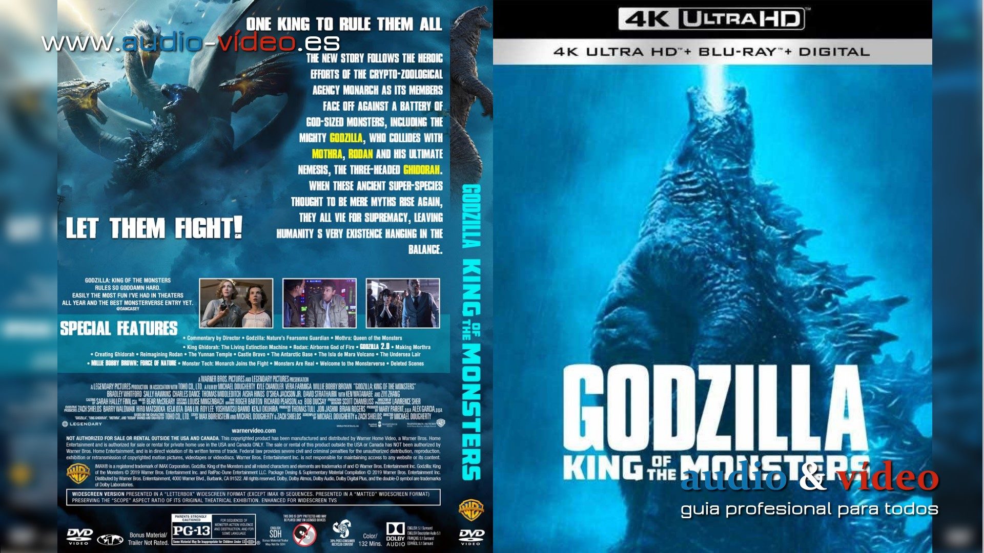 Godzilla: El rey de los monstruos – 4K UHD Blu-ray -Película