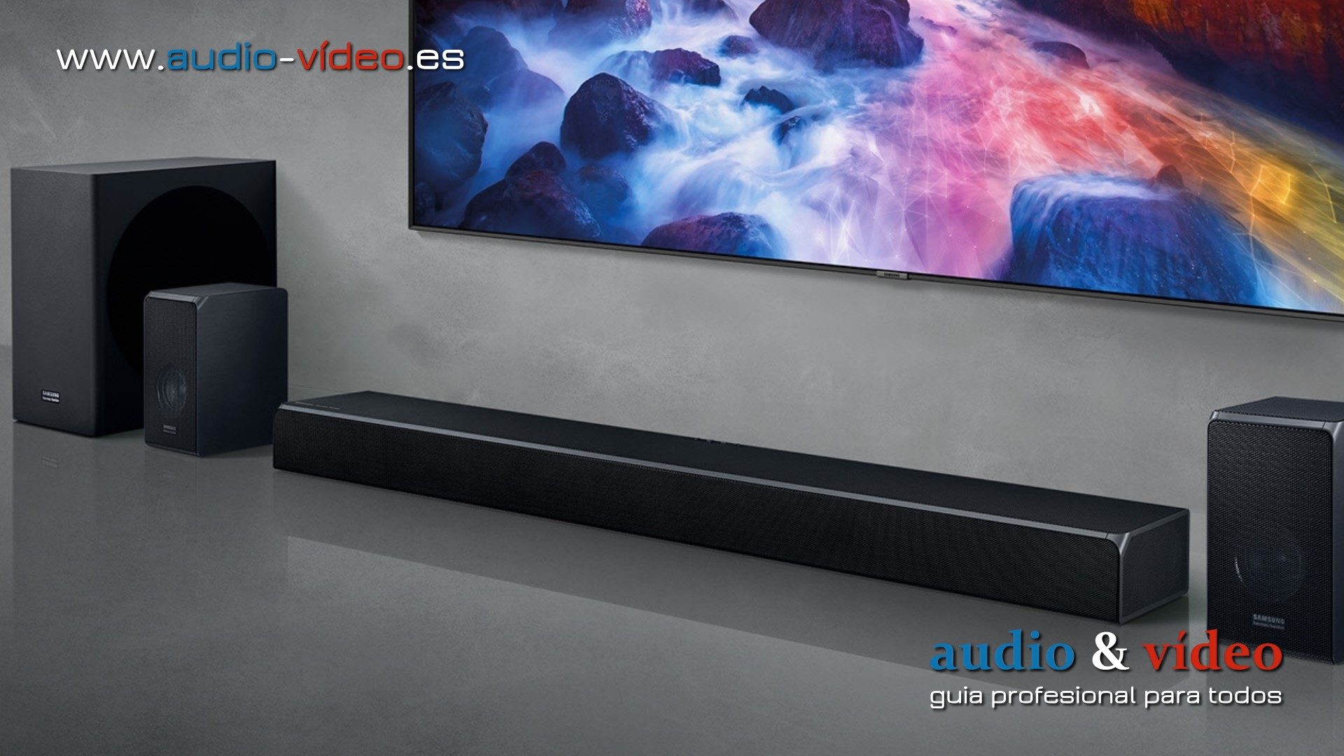 Barras de sonido Samsung Q950B y Samsung S800B con Dolby Atmos y Q-Symphony 2.0