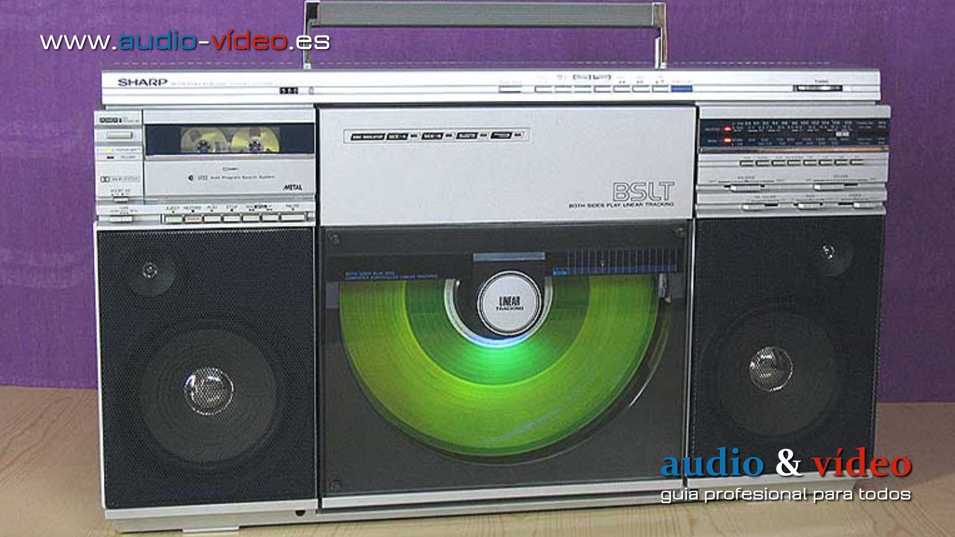 SHARP VZ-2500H - radio cassete, vinilo