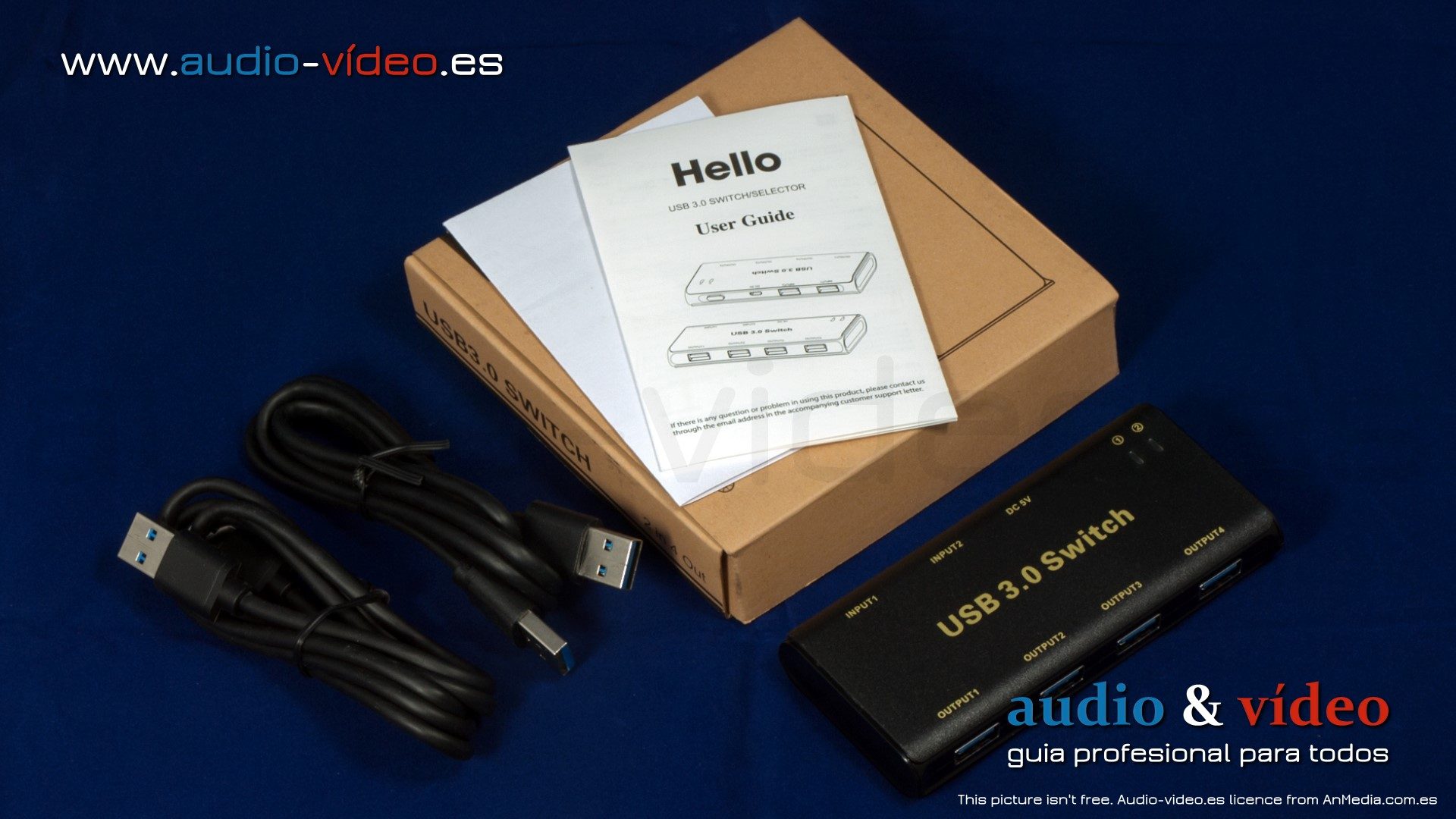 ABLEWE USB 3.0 Switch de 4 puertos y 2 salidas – análisis