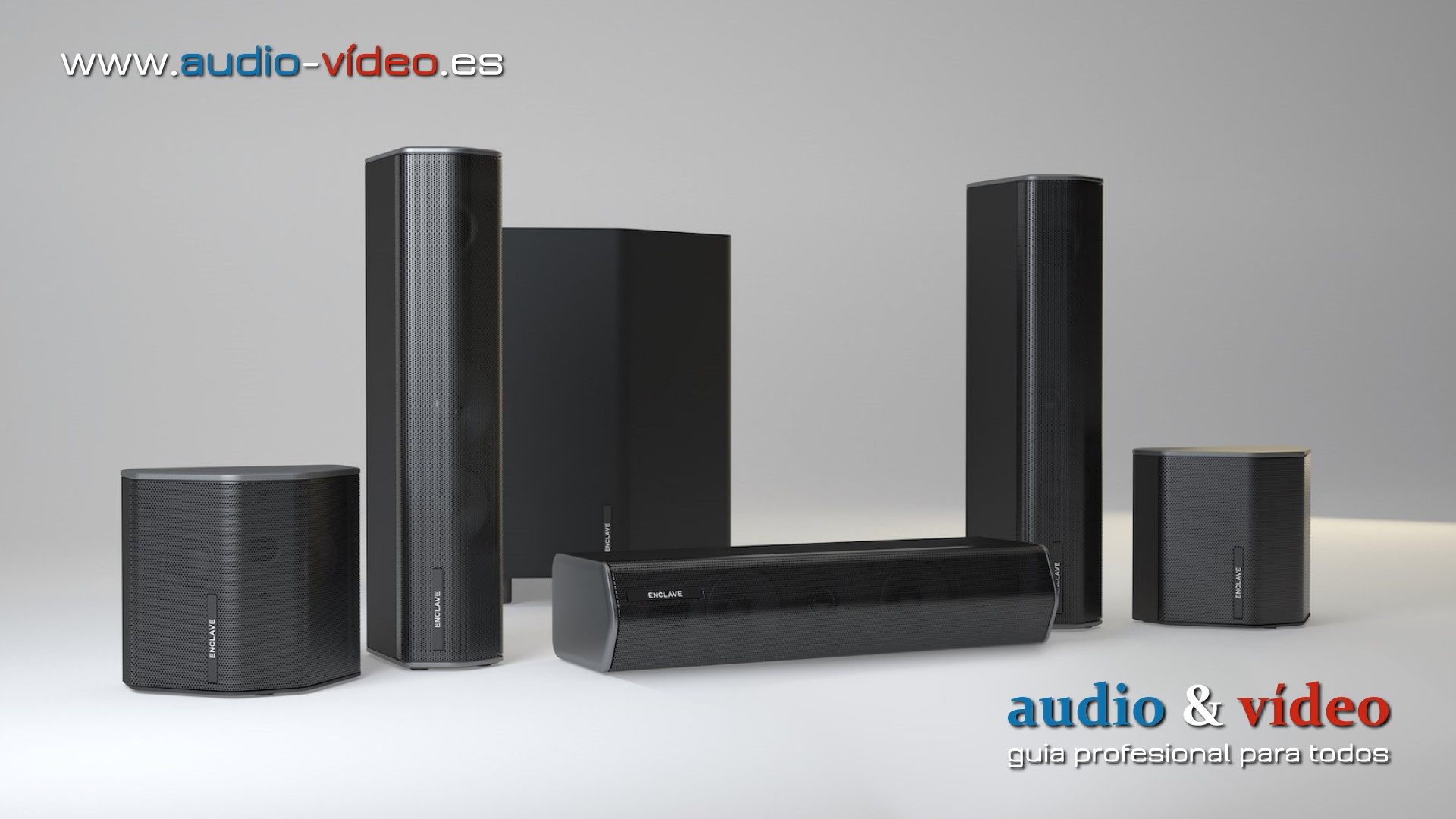 Los Enclave Audio System ofrecen una fácil configuración inalámbrica 5.1