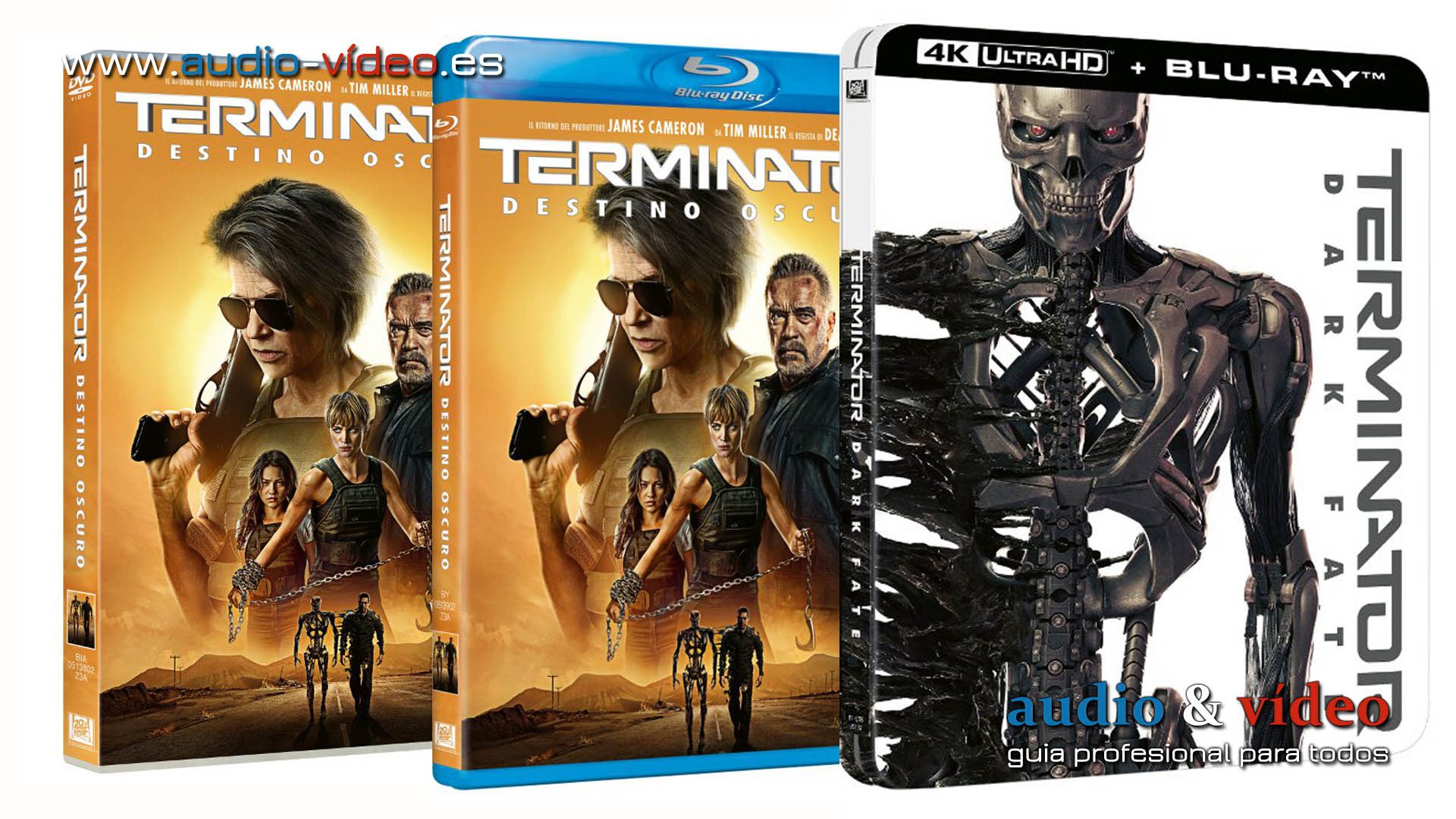 Terminator: Destino Oscuro – 4K,UHD, BluRay y DVD
