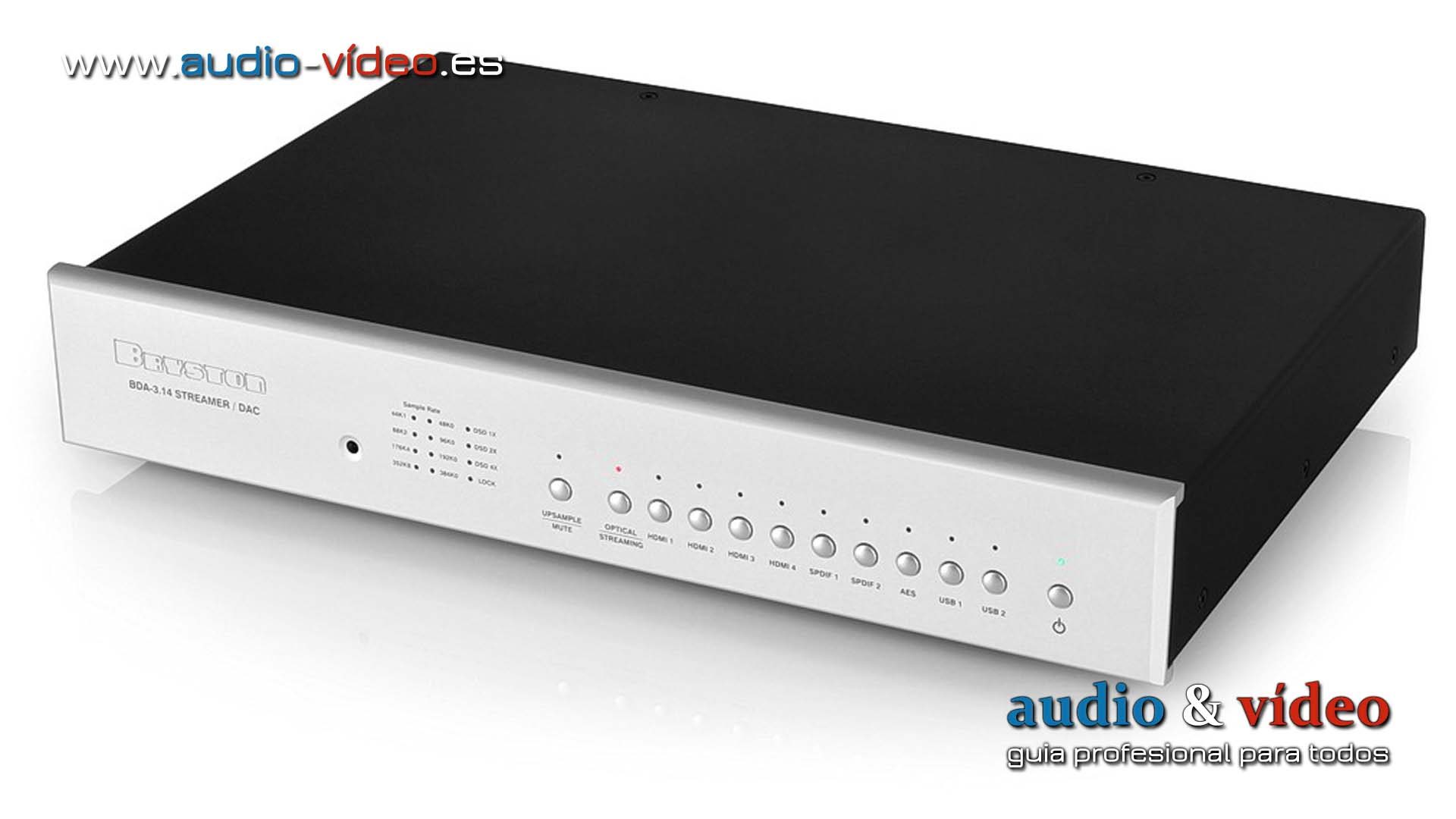 Bryston BDA-3.14 – convertidor, switch, streamer.