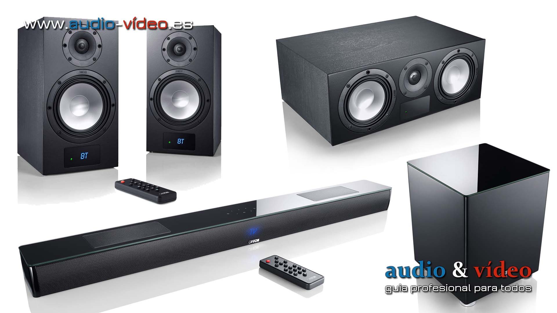Canton Smart-Serie – Altavoz GLE 3, GLE 5 y barra de sonido Sounbar 100 con Dolby Atmos!