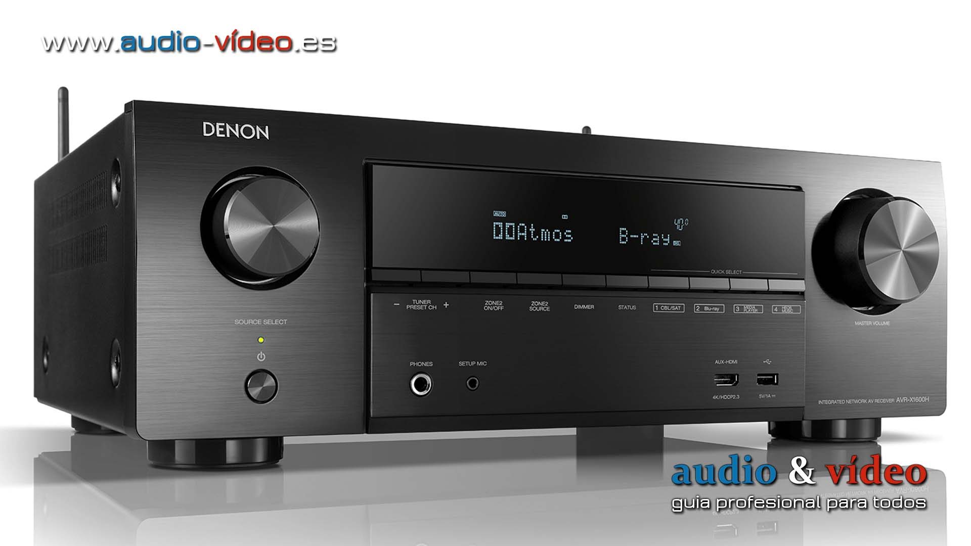Denon amplía su Serie X con amplificador Home Cinema – el AVR-X1600H DAB