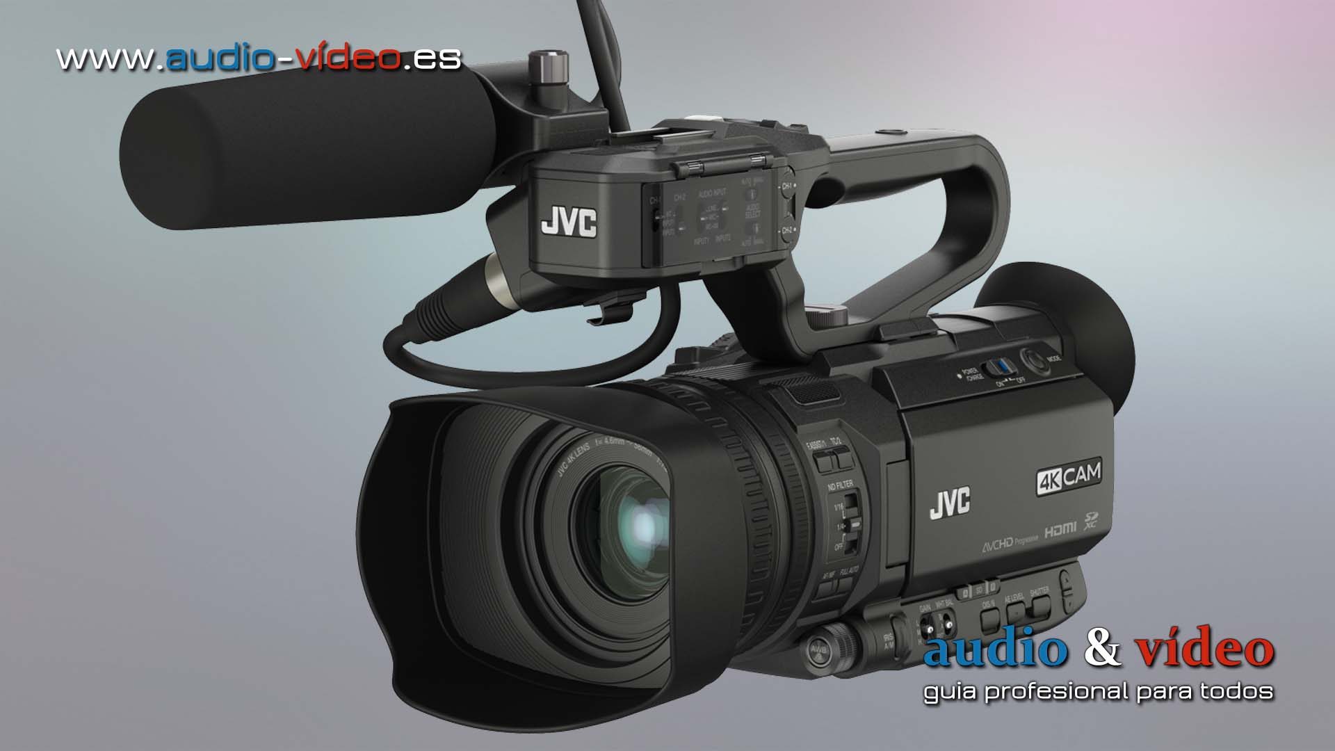 JVC presenta la videocámara GY-HM250 4K con posibilidad de transmisión en directo
