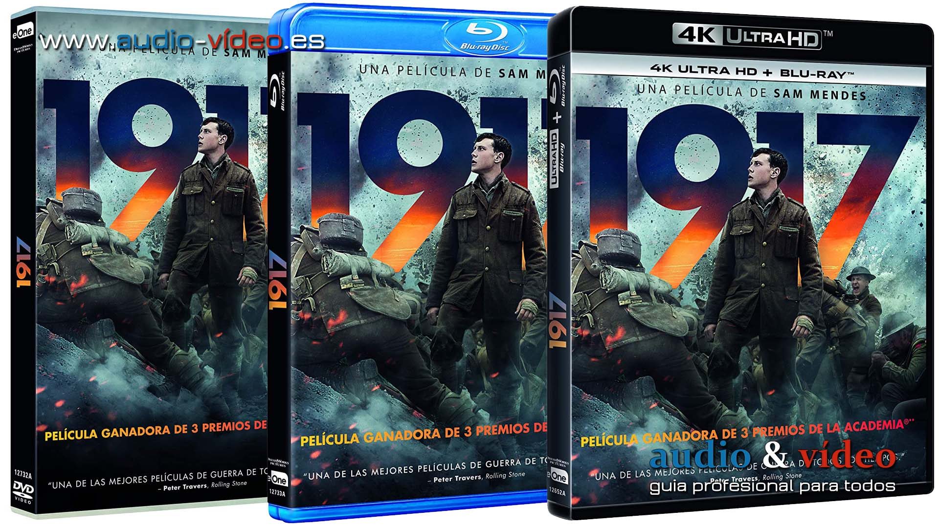 1917 – 4K,UHD, BluRay y DVD