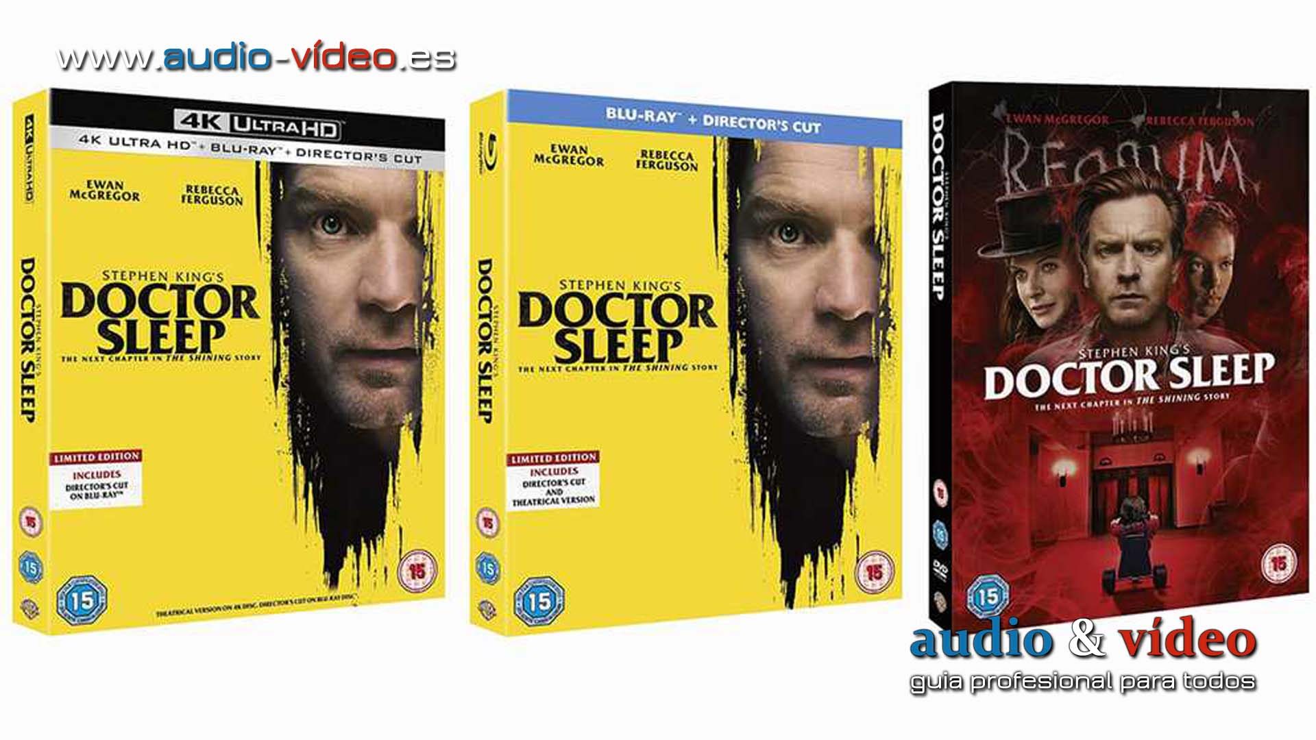 Doctor Sleep – 4K,UHD, BluRay y DVD