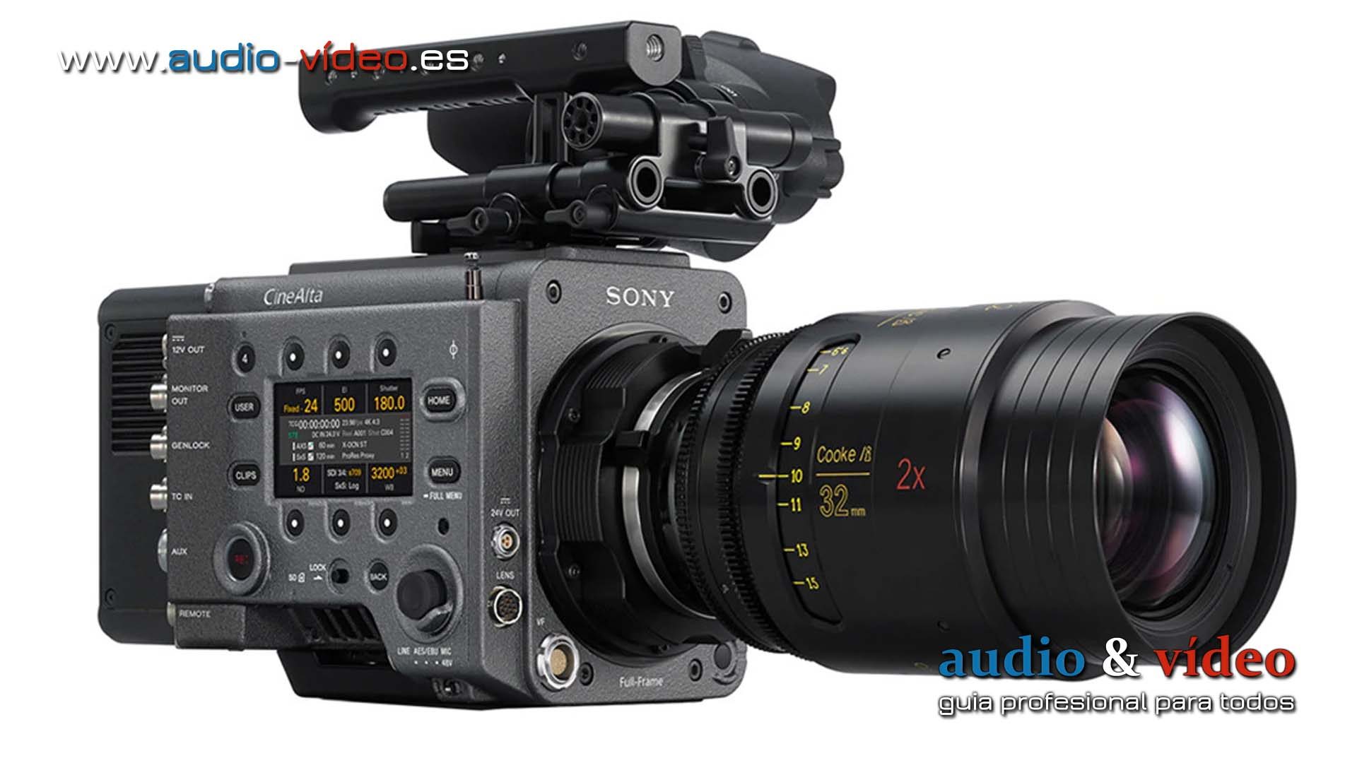 Sony ofrece nuevo firmware: MPC-3610 V5.01 para cámara de cine Venice