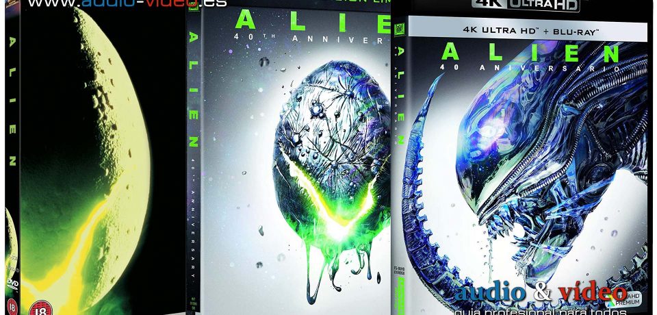 Alien 1 – 40th anniversary – 4K, UHD, BluRay y DVD