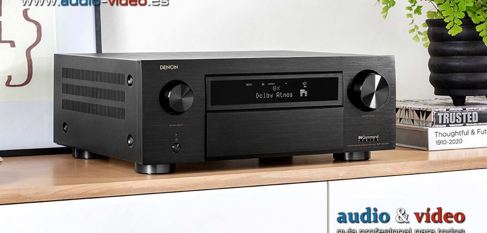 Receptor AV:Denon AVR-S960H con soporte 8K, HDR10+, HEOS