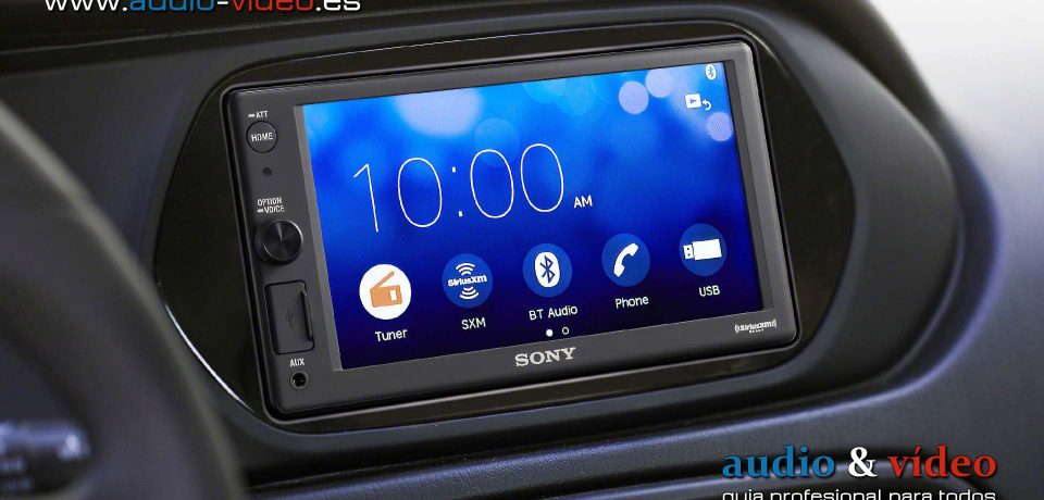 Sony XAV-AX1000 receptor multimedia digital sin reproductor CDs para coche.