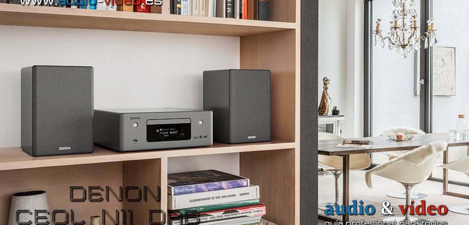 Mini sistema – Denon CEOL N11 DAB con plataforma HEOS y Amazon Alexa, Google Assistant.