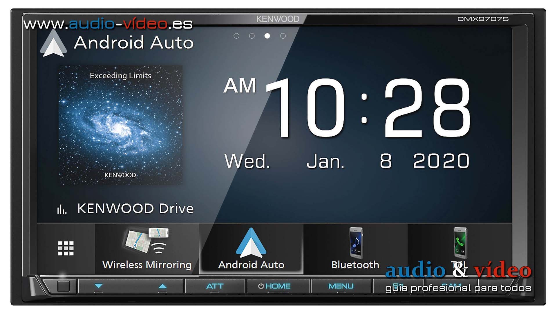 Car Audio – reproductor multimedia – Kenwood DMX-9707S