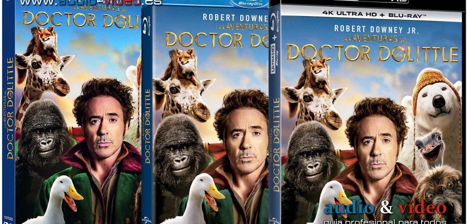 Las aventuras del Doctor Dolittle – 4K, UHD, BluRay y DVD