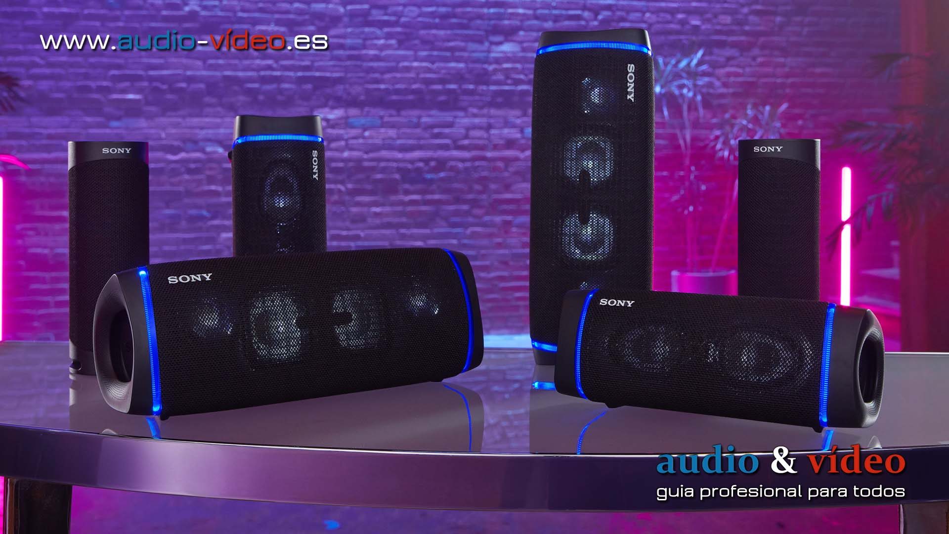 SRS-XB43, SRS-XB33 y SRS-XB23 – altavoces inalámbricos Sony EXTRA BASS™.