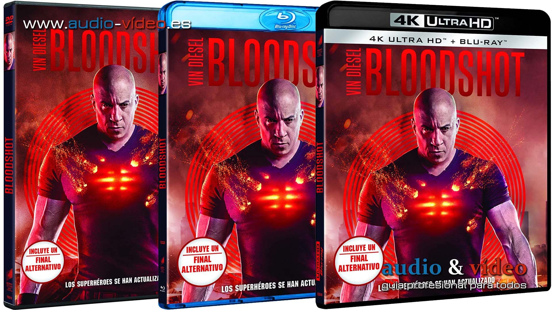 Bloodshot – 4K, UHD, BluRay y DVD