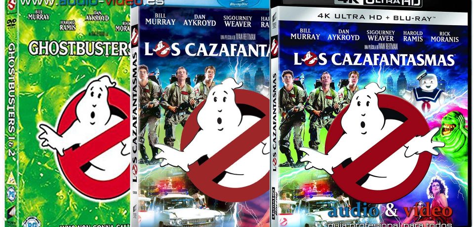 Los Cazafantasmas – 4K, UHD, BluRay y DVD