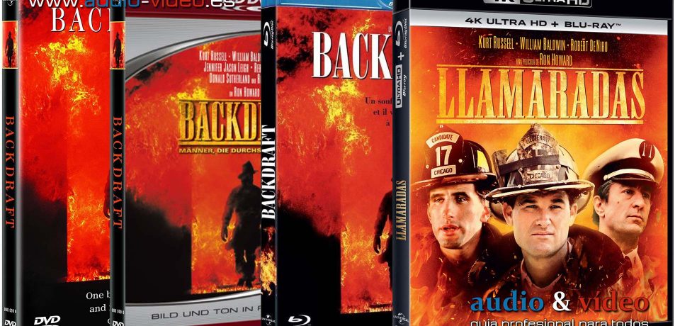 Llamaradas / Backdraft – 4K, UHD, BluRay HD DVD y DVD