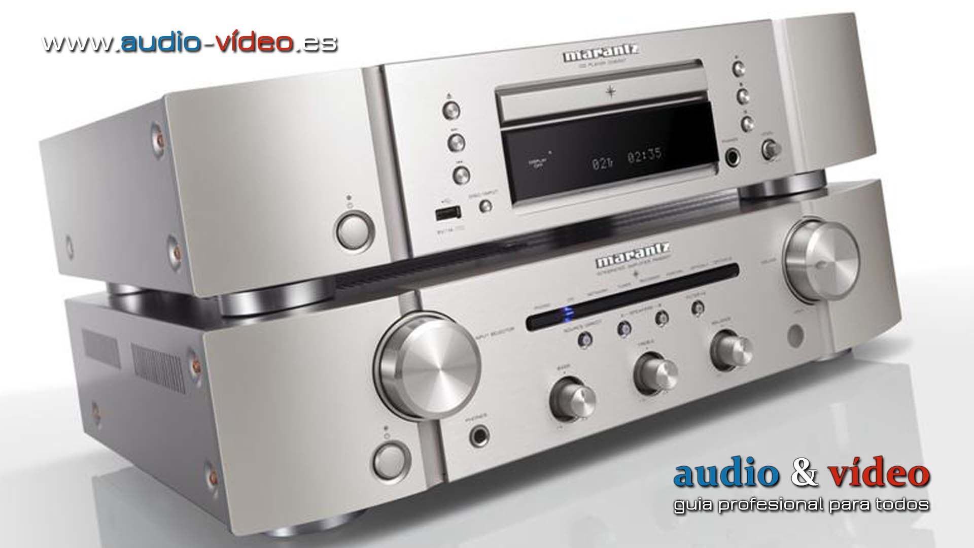 Marantz: amplificador integrado PM6007 y el reproductor de CD – CD6007