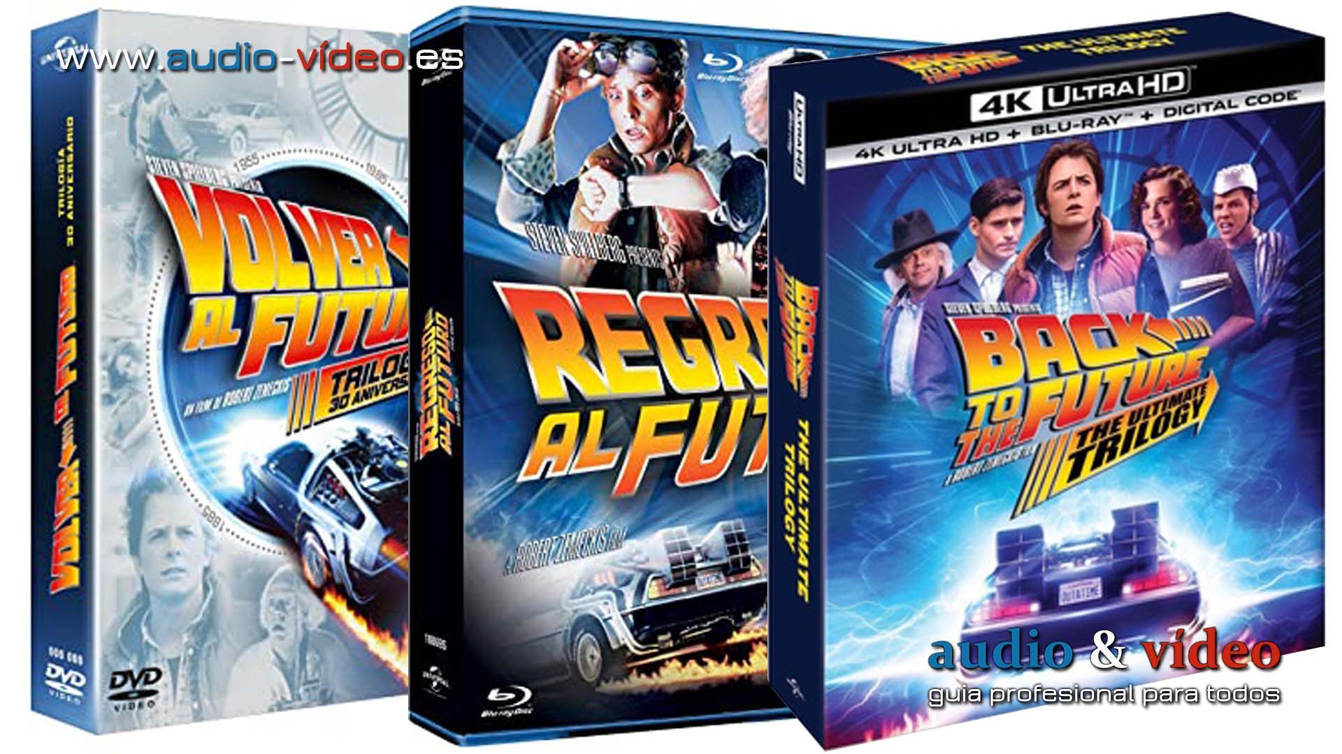 Regreso al Futuro – Edición Metálica 35º Aniversario – 4K, UHD, BluRay y DVD