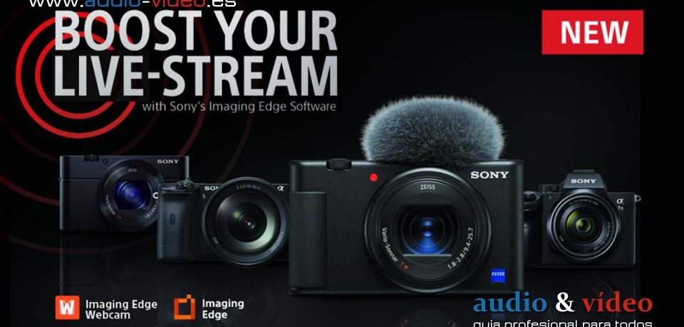 Sony Imaging Edge Webcam un software para realizar videollamadas y streaming en vivo de alta calidad.