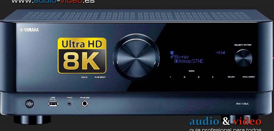 Receptores Yamaha RX-V6A  y RX-V4A conHDR10+, HDMI 2.1 y sporte 8K