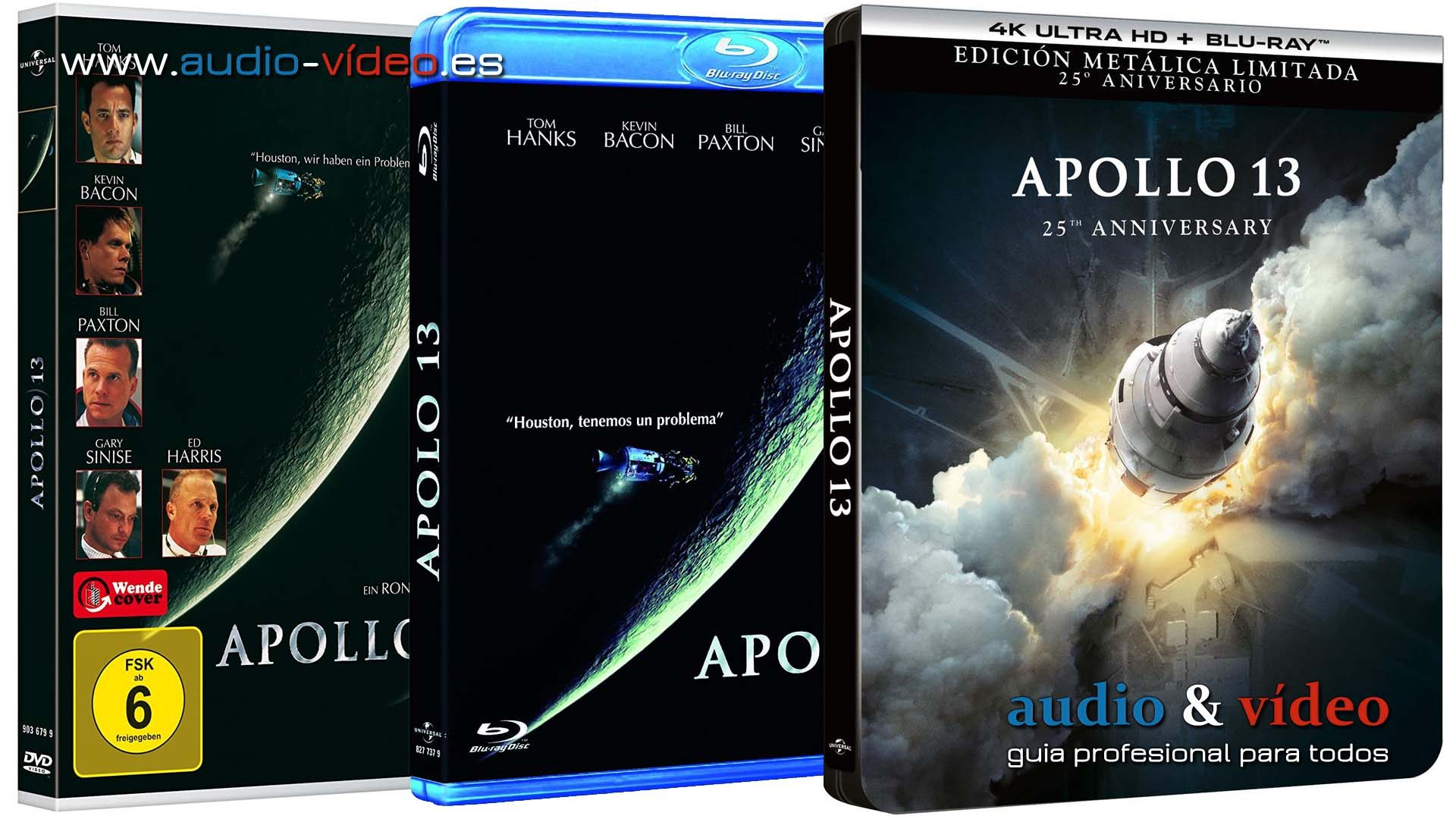 Apollo 13 – 4K, UHD, BluRay y DVD