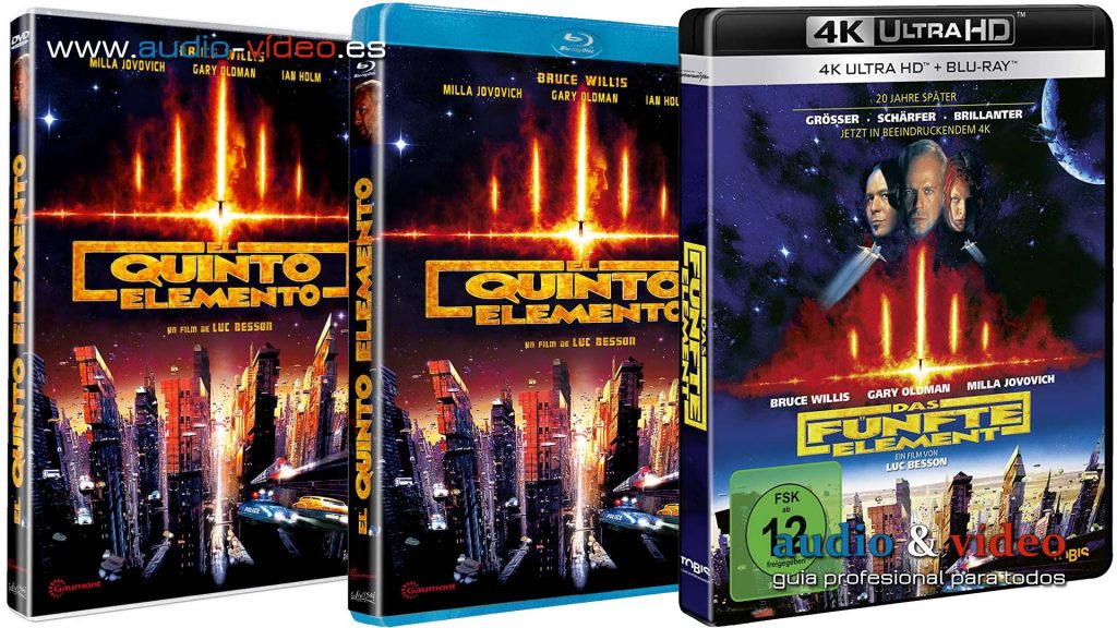 El Quinto Elemento 4K UHD BluRay DVD