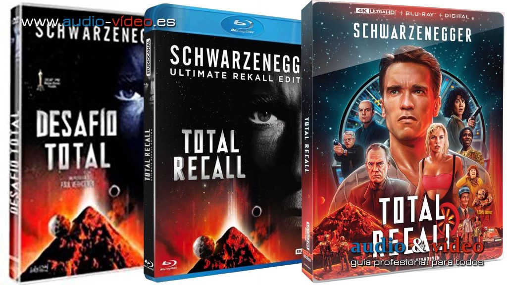 Desafio Total / Total Recall / Edicion 4K/UHD BluRay DVD Arnold Schwarzenegger