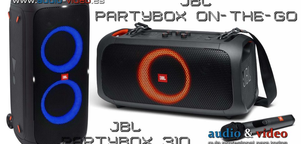 Altavoces boombox – JBL PartyBox On-The-Go y PartyBox 310