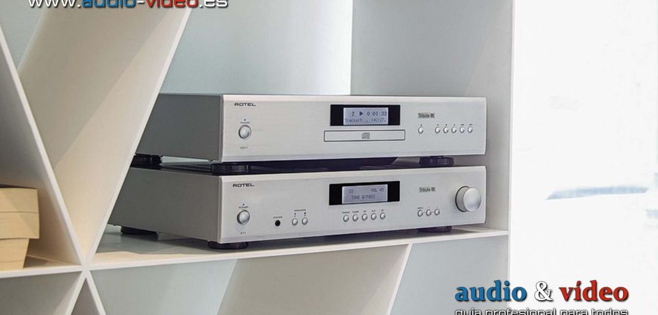 Amplificador y reproductor de CD – Rotel A11 y CD11 Tribute