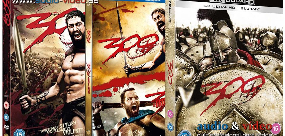 300 – 4K UHD, BluRay y DVD