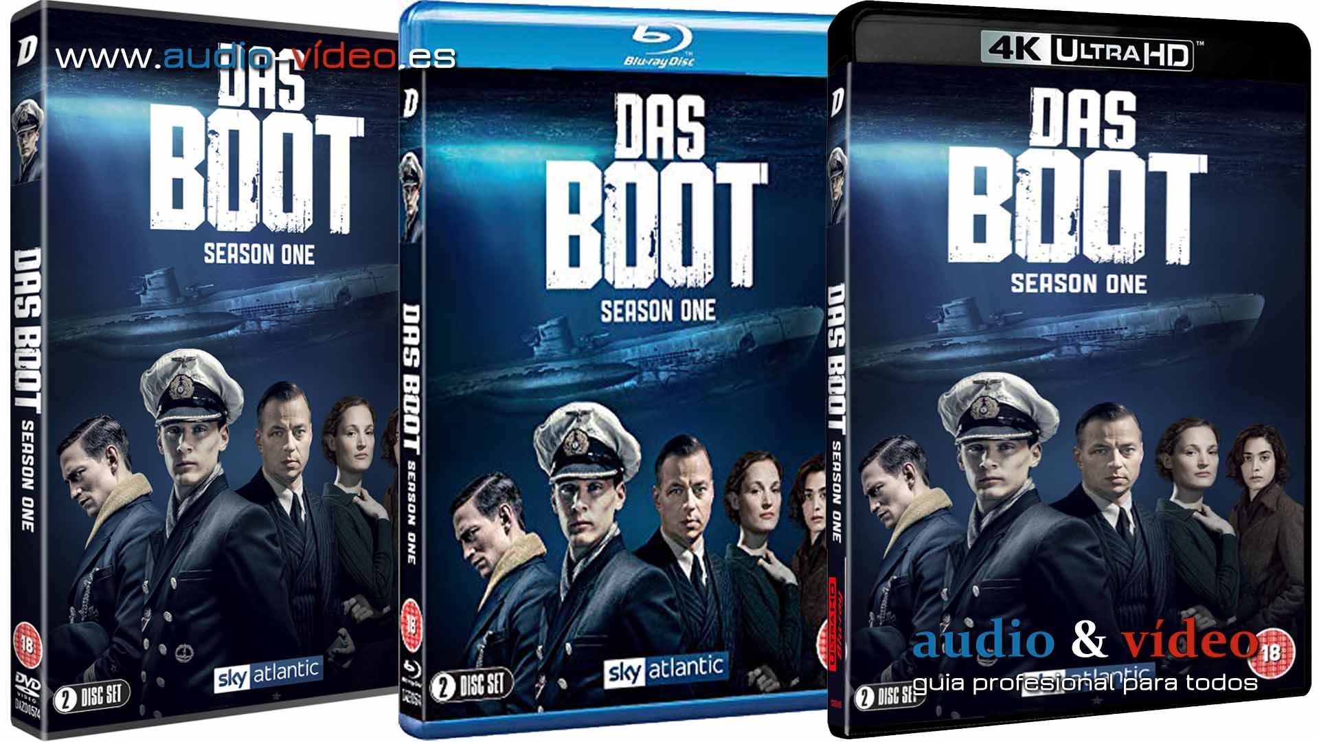 Das Boot – 4K UHD, BluRay y DVD – será la primera serie de televisión rodada y propuesta en 8K