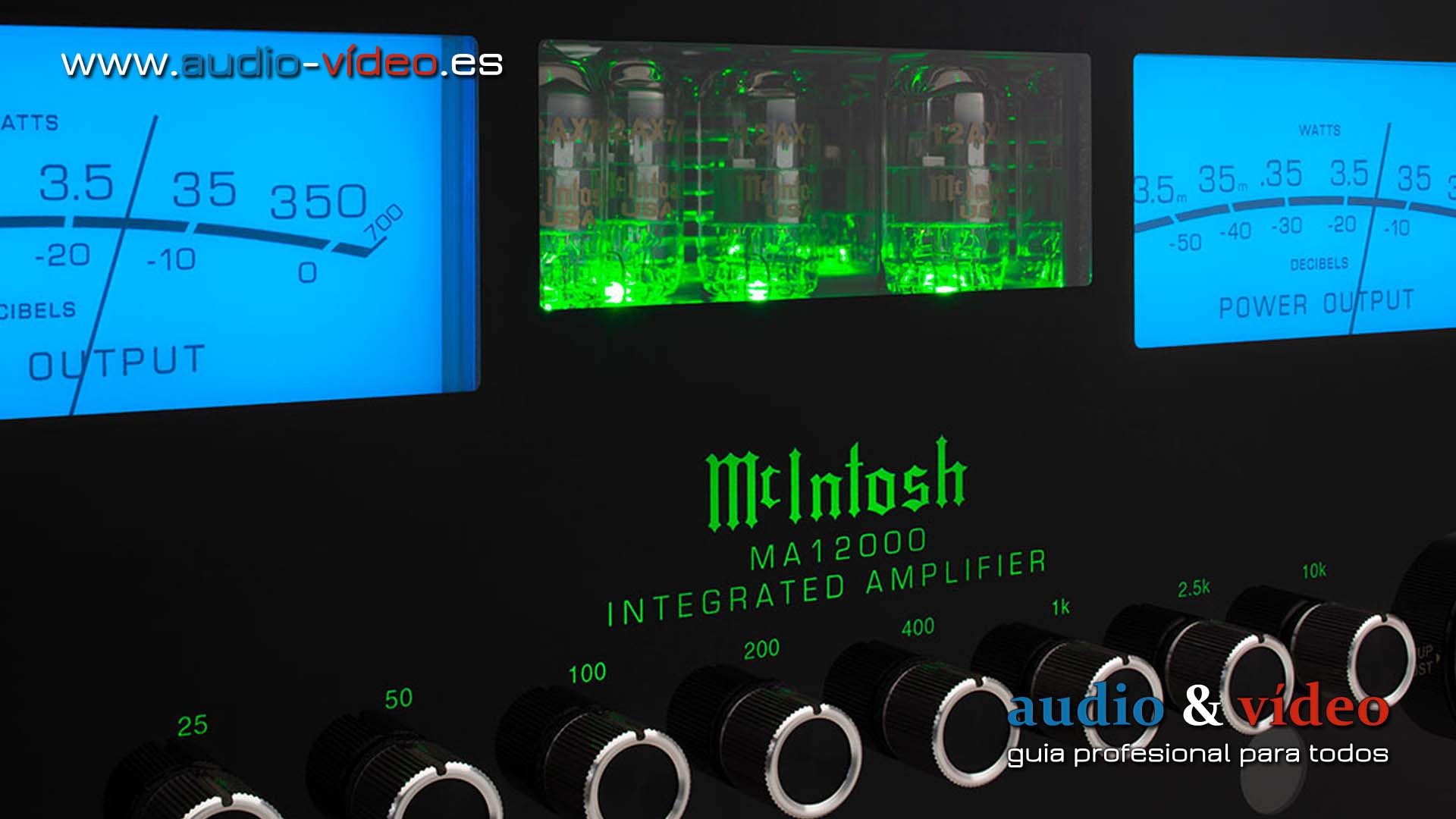 Amplificador integrado híbrido – McIntosh MA12000