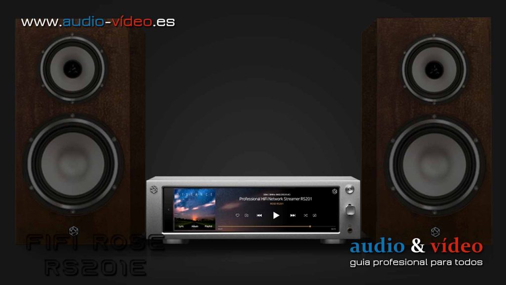 HiFi Media Player Rose RS201E con altavoces