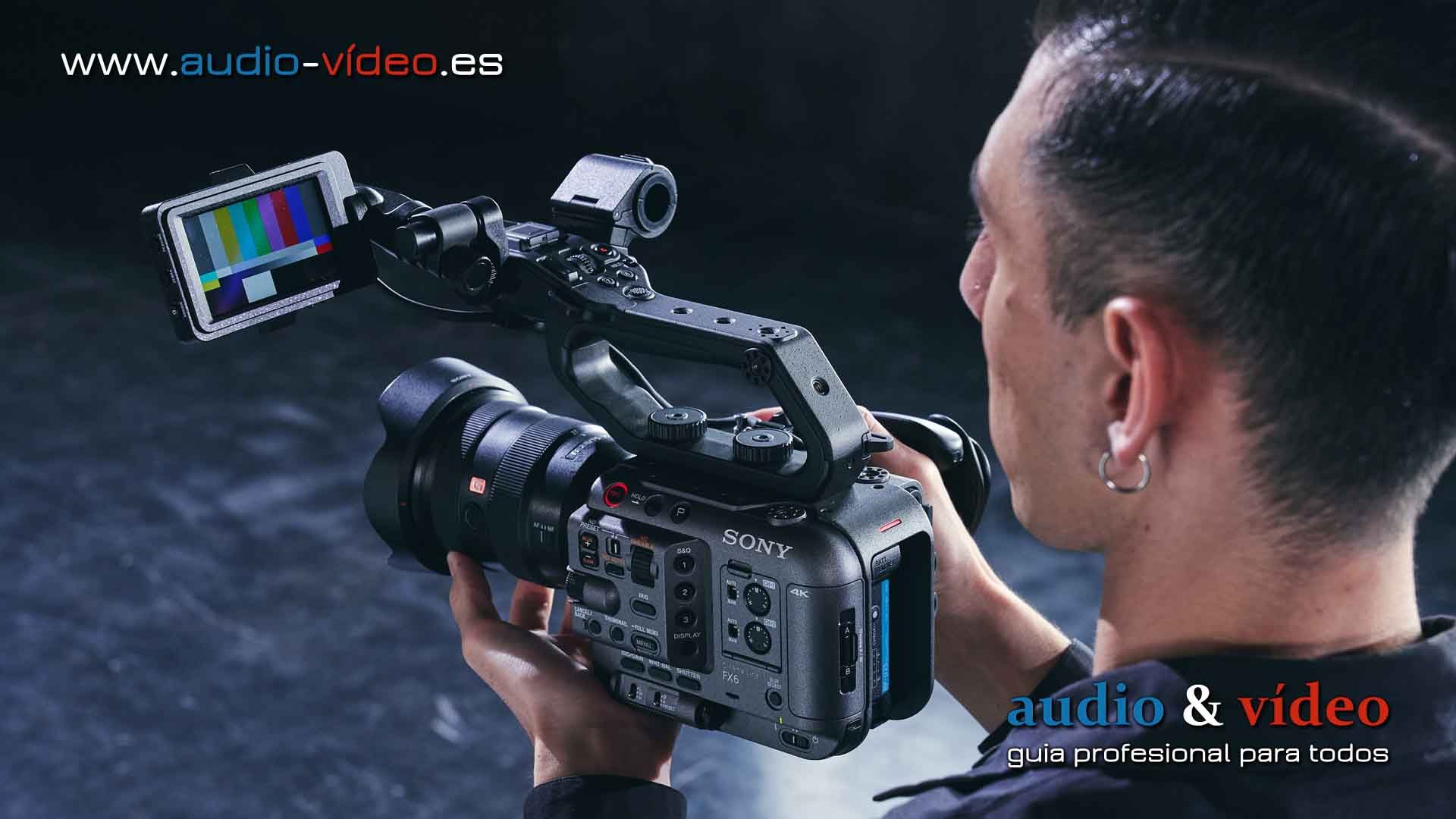 Cámara de cine profesional full-frame Sony FX6